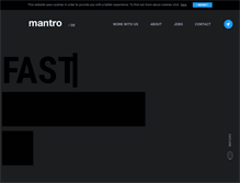 Tablet Screenshot of mantro.net
